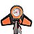 Bomba De Ar De Chão Com Manômetro Para Bicicleta, Moto, Boia, Piscina 160PSI Atrio BI231 - Imagem 3