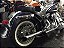 Ponteira softail fatboy até 2015 3" cromada lateral customer - Imagem 3