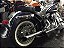 Ponteira softail deluxe até 2015 3" cromada lateral customer - Imagem 3