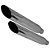 Ponteira muscle 2012 em diante 3" 1/4 crom lateral customer - Imagem 42