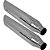 Ponteira muscle 2012 em diante 3" 1/4 crom lateral customer - Imagem 25