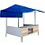 Barraca Galvanizada 1,5M Para Feiras, Quermesse, Pastel, Churros, Hot-Dog e Eventos - Imagem 2