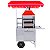 Carrinho de Churrasco Inox (50cm de Churrasqueira) Com Cobertura - Imagem 1