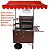 Carrinho de Churrasco Inox (50cm de Churrasqueira) Com Cobertura - Imagem 3