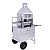 Carrinho de Churrasco Inox (50cm de Churrasqueira) Com Cobertura - Imagem 4