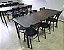 Conjunto com 1 Mesa e 6 Cadeiras - Mesas e Cadeiras para Restaurante REF 8090 - Imagem 3