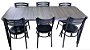 Conjunto com 1 Mesa e 6 Cadeiras - Mesas e Cadeiras para Restaurante REF 8090 - Imagem 1