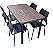 Conjunto com 1 Mesa e 4 Cadeiras - Mesas e Cadeiras para Restaurante REF 6080 - Imagem 1