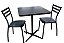 Conjunto com 1 Mesa e 2 Cadeiras - Mesas e Cadeiras para Restaurante REF 7080 - Imagem 1