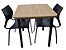 Conjunto com 1 Mesa e 2 Cadeiras - Mesas e Cadeiras para Restaurante REF 6150 - Imagem 1