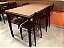 Conjunto com 1 Mesa e 4 Cadeiras - Mesas e Cadeiras para Restaurante REF 6170 - Imagem 1