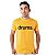 Camiseta Drums Amarelo Mescla XG - Imagem 1