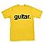 Camiseta Guitar Amarela - G - Imagem 1