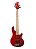 EM BREVE: Baixo Lakland Skyline 55-02 Custom, Candy Apple Red, Maple - Imagem 3