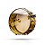 Caixa Pinguim Real 14x5,5 em Latão Martelado, Abafador int., Aro Power Hoop 2, 3mm + Brindes - Imagem 3
