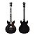 EM BREVE: Guitarra D’Angelico Premier Mini DC, Black Flake, Bag - Imagem 2