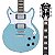 EM BREVE: Guitarra D’Angelico Premier Brighton - Ice Blue Metallic - Imagem 1