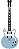 EM BREVE: Guitarra D’Angelico Premier Brighton - Ice Blue Metallic - Imagem 3