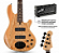Baixo Lakland 44-01 Deluxe, Spalt, com Escala em Rosewood + Aguilar AmPlug3 - Imagem 1