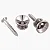 All Parts - Pino Roldana Strap Buttons Níquel Par - Imagem 1