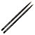 Baqueta Vater Eternal Black 5B Wood Tip - Hickory - Imagem 1