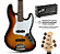 Baixo Lakland Skyline 44-60 PMX Custom – Sunburst com Preamp Trickfish J-Core + Aguilar AmPlug3 - Imagem 1