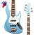 Baixo Lakland Skyline 55-60 Vintage J5 Custom – Lake Placid Blue – PMX Custom (Pré Trickfish) - Imagem 1