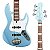 Baixo Lakland Skyline 55-60 Vintage J5 Custom – Lake Placid Blue – PMX Custom (Pré Trickfish) - Imagem 1