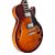 EM BREVE: Guitarra D’Angelico Premier SS Guitarra Elétrica Semi-hollow - Dark Iced Tea Burst com Stopbar Tailpiece - Imagem 5
