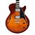 EM BREVE: Guitarra D’Angelico Premier SS Guitarra Elétrica Semi-hollow - Dark Iced Tea Burst com Stopbar Tailpiece - Imagem 4