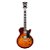 EM BREVE: Guitarra D’Angelico Premier SS Guitarra Elétrica Semi-hollow - Dark Iced Tea Burst com Stopbar Tailpiece - Imagem 2