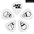 Palheta Para Instrumentos 1.0mm Pesada Branca (10 Unidades) D'Addario Joe Satriani Signature - Imagem 2