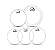 Kit De Peles Fusion Uno By Evans G2 Transparente 10"/12"/14", Bumbo 22", Caixa 14" - Imagem 1
