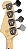 Baixo SX Jazz Bass 4 Cordas em Ash - Sunburst c/ Escudo Tortoise - Imagem 5