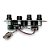 Trickfish JCORE-4B - Pré-amplificador 4 Bandas para Jazz Bass (Jazz Plate Preamp com Jack Lateral e Knobs) - Imagem 1