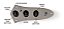 Trickfish J-Core 2 - Pré-amplificador 2 Bandas para Jazz Bass (Jazz Plate Preamp com Jack Lateral e Knobs) - Imagem 2