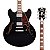 EM BREVE: Guitarra D’Angelico Premier DC Solid Black – Semi-hollow - Imagem 1