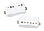 Captador (Set) Seymour Duncan Hot Rodded SH-4 JB / SH-2n Jazz – Frost White Cover - Imagem 1
