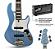 EM BREVE: Baixo Lakland Skyline Darryl Jones DJ-5 5 Cordas - Lake Placid Blue, Maple + Aguilar AmPlug3 - Imagem 1
