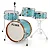 Bateria Tama Club Jam LJK48S AQB Aqua Blue 4 Peças - Imagem 1