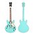 Pré-Venda: Guitarra D'Angelico Premier Mini DC - Surf Green - Imagem 2