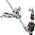 Extensor Clamp Máquina de Chimbal Fechado Tama MXA73N Closed Hi-Hat Attachment - Imagem 1