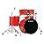 Bateria Acústica Tama Stagestar ST50H5-CDS Candy Red Sparkle com Ferragens e Banco (Sem Pratos) - Imagem 1