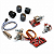 Kit Pré-Amplificador LHZ-04 HazLabs Clone p/ Baixo Ativo com Blend, Volume, Jack Switchcraft e Knobs - Imagem 1