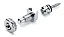 Trava de Correia Schaller S-Lock System 445 Chrome All Parts - Imagem 1