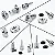 Trava de Correia Schaller S-Lock System 445 Black All Parts - Imagem 2