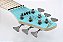 Contrabaixo Dingwall NG3 Adam “Nolly” Getgood Signature 6 Cordas – Matte Celestial Blue com Escala Maple Multiscale - Imagem 6
