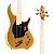 Contrabaixo Dingwall NG-2 4 Cordas – Metallic Gold Matte com Escudo Carbon Fiber - Imagem 1