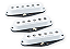 Captadores Seymour Duncan (Trio) Guitarra SSL-2 California Vintage Flat Strat Set, Alnico 5, Branco - Imagem 1