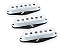 Captadores Seymour Duncan (Trio) Guitarra SSL-1 California 50's, Branco - Imagem 1